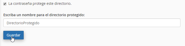 Proteger un directorio con el administrador de archivos de cPanel