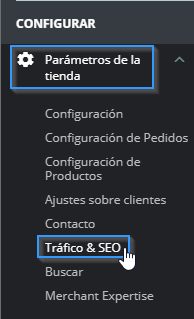 Parámetros SEO en PrestaShop 1.7