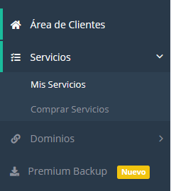 Acceder a mis servicios de LucusHost