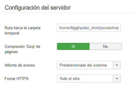 Forzar SSL en Joomla desde el backend