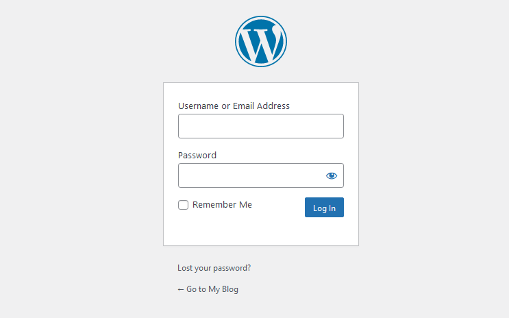 Login de WordPress