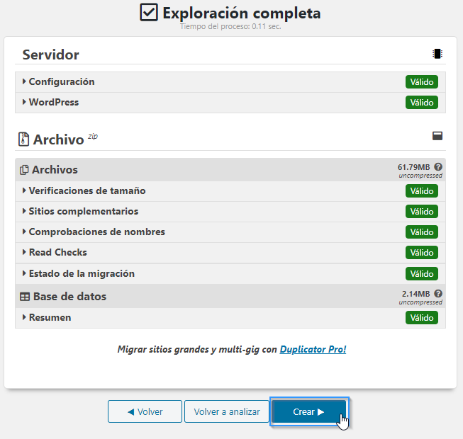 Exploración completa con el plugin Duplicator en WordPress