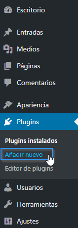 Añadir un plugin en WordPress