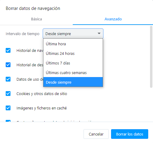 sonido cilindro profundo Cómo borrar la caché del navegador | Ayuda LucusHost