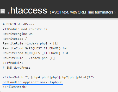 Ver la versión de PHP que utilizas a través del archivo .htaccess