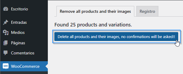 eliminar-productos-woocommerce-remove-all-products