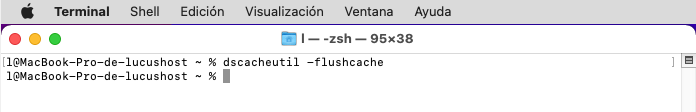 Borrar la caché del equipo en Mac