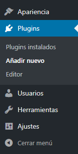 Añadir un plugin en WordPress