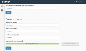 proteger directorio wp admin