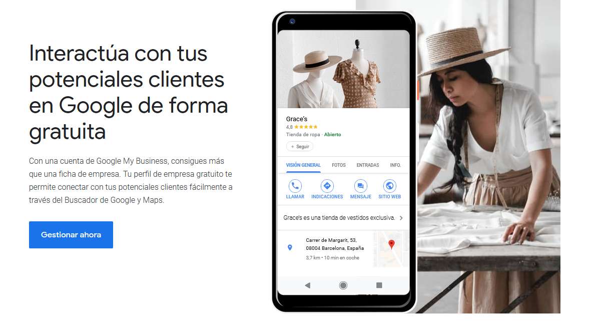 Registrarse en Google My Business para salir en Google Maps