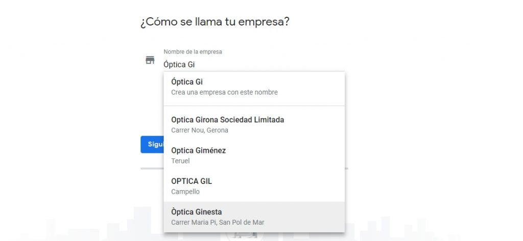 Cómo añadir el nombre de tu empresa en Google My Business