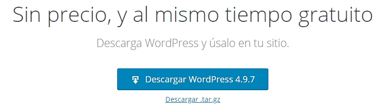 Descargar WordPress