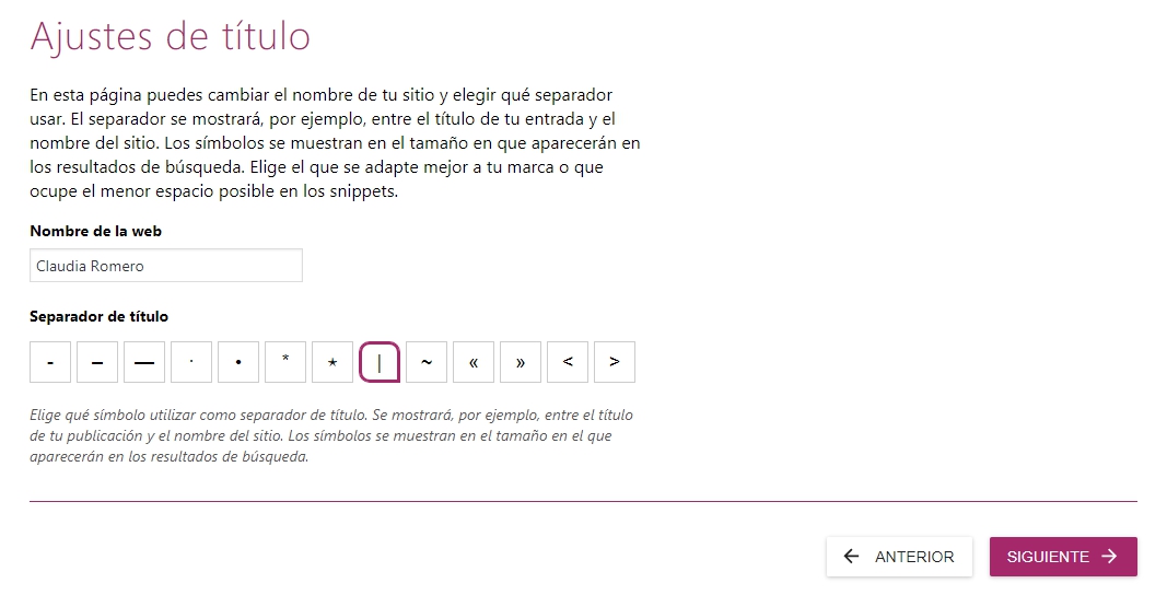 Paso 9: Asistente de instalación de Yoast SEO