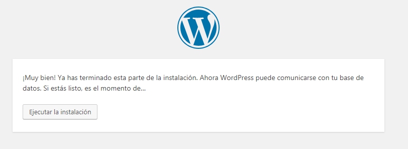 wordpress instalado hosting