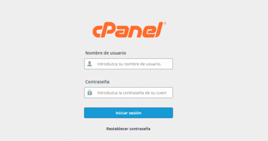 Acceso a cPanel