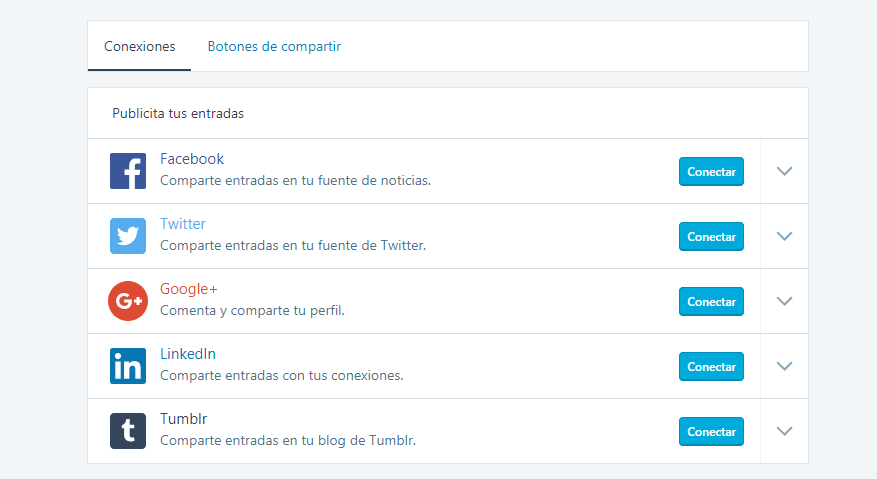 Conectar WordPress con Facebook: Panel de Jetpack