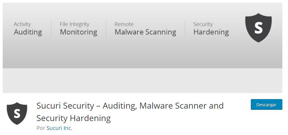 Plugins seguridad WordPress Sucuri Security