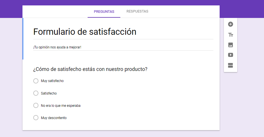 Cómo añadir una encuesta a WordPress con los Formularios de Google: Paso 1