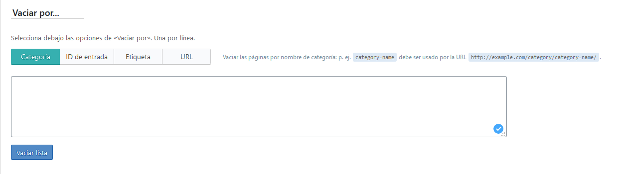 Purgar la cache de una página específica de WordPress con el plugin LSCache for WordPress