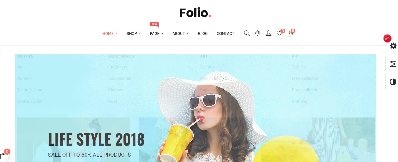 Plantillas para PrestaShop: Folio