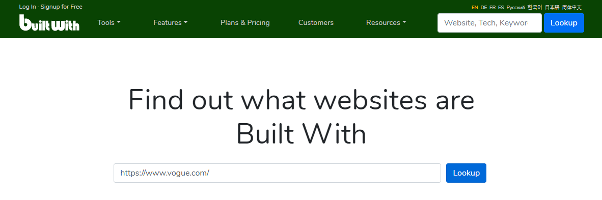 Cómo saber con qué CMS está hecha una web con Build With