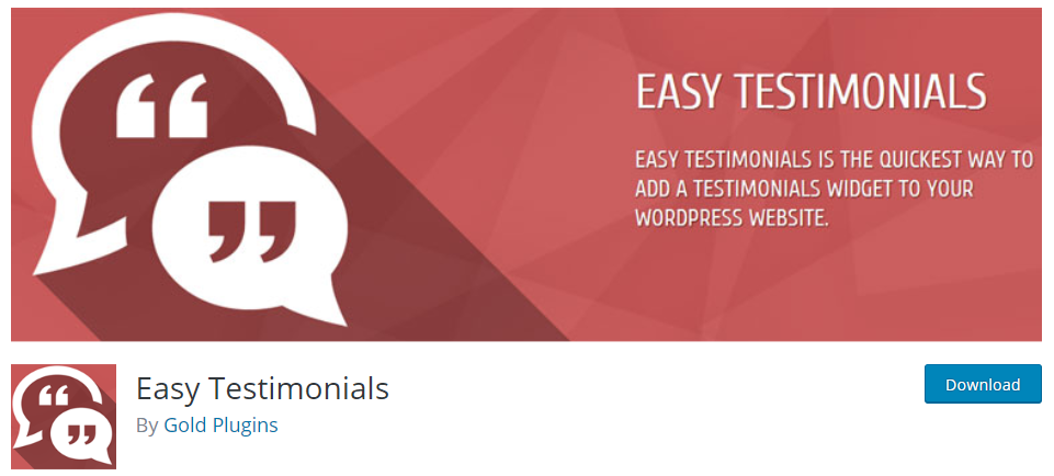 Plugin Easy Testimonials