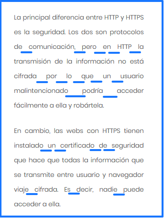 Espacios vacíos en un texto justificado en WordPress