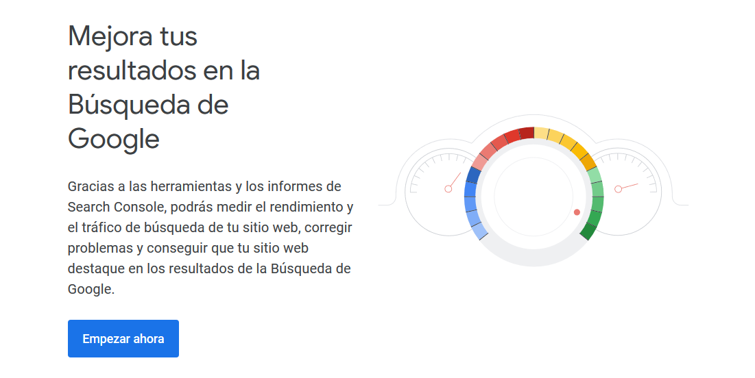 Empezar en Google Search Console