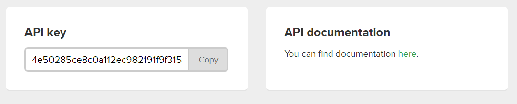 Obtener la clave API en MailerLite para conectarlo con WordPress
