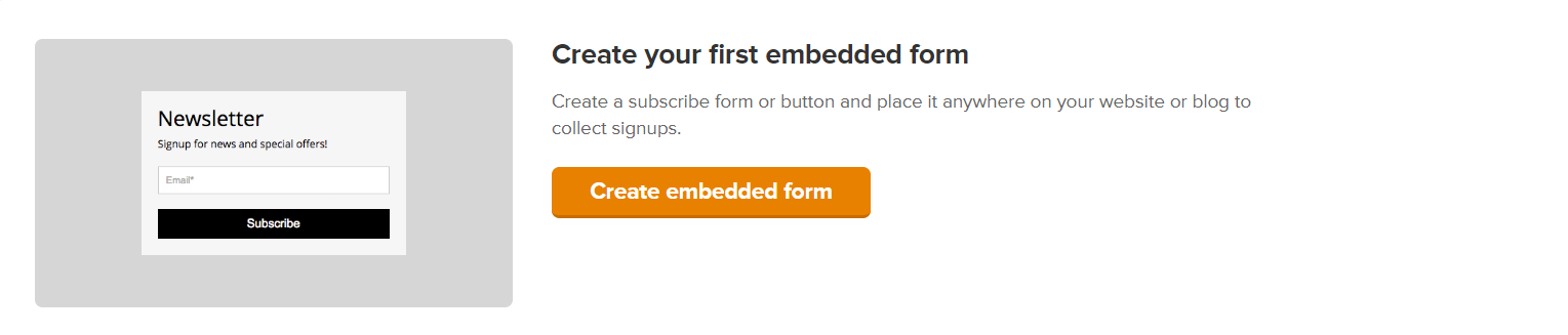 Crear un formulario de suscripción en MailerLite