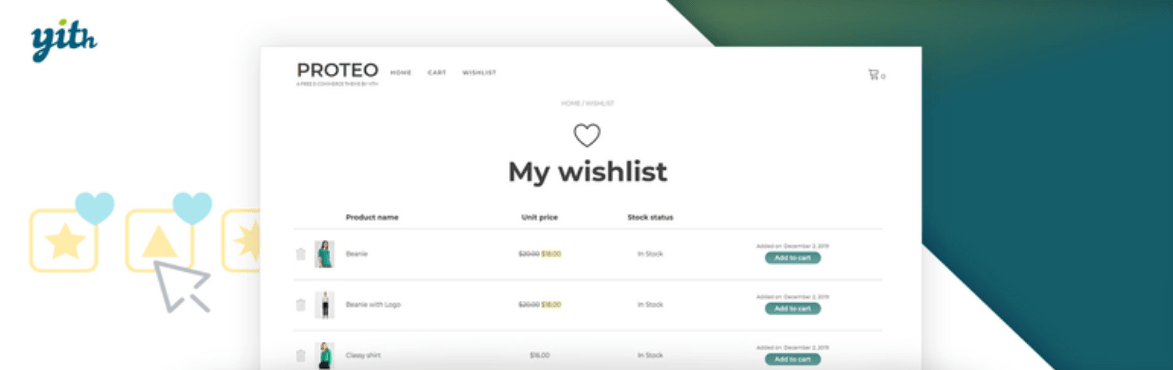 plugin yith woocommerce wishlist