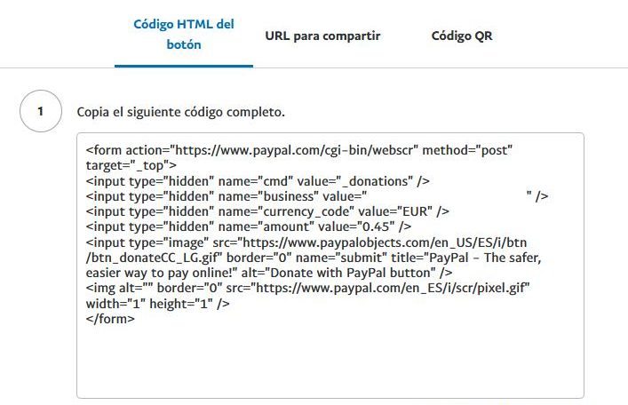 Crear un botón de donaciones de PayPal para WordPress
