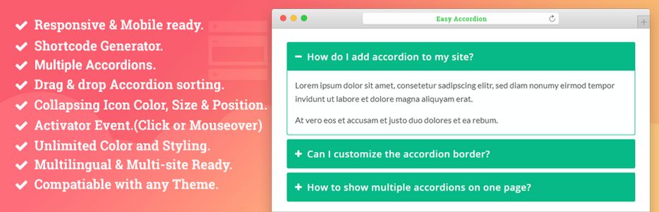 Plugin Easy Accordion