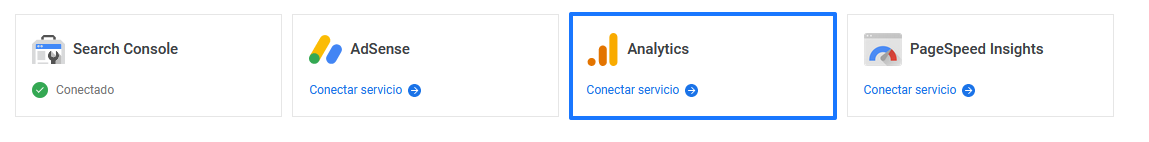 Conectar Google Analytics con Site Kit en WordPress