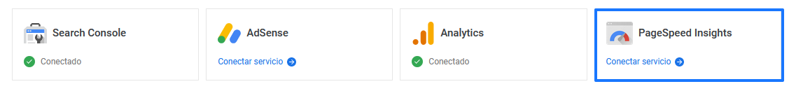 Conectar Google PageSpeed Insights con Site Kit en WordPress