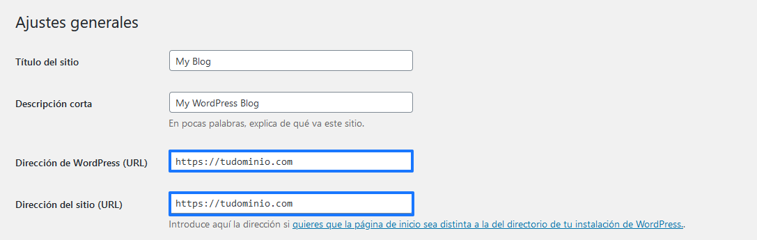 Cambiar WordPress de "www" a sin "www", y viceversa