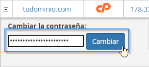 Cambiar la contraseña de una cuenta de cPanel desde WHM