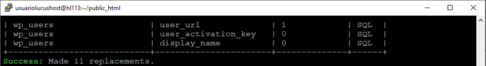 Comando de WP-CLI para substituir una cadena de caracteres en la base de datos.