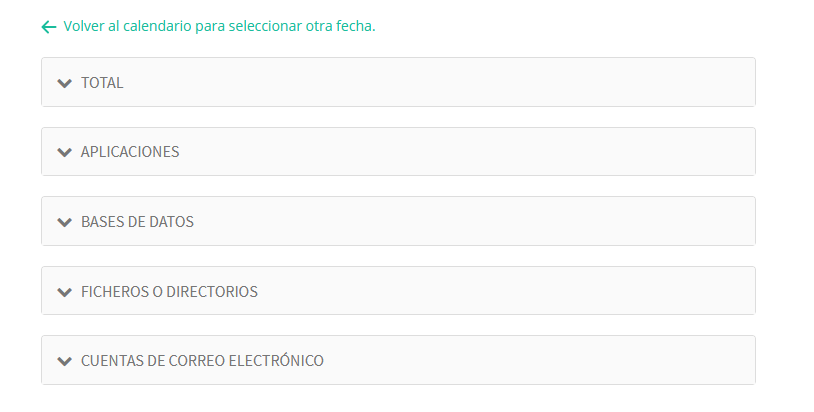 Tipos de restauraciones con Premium Backup