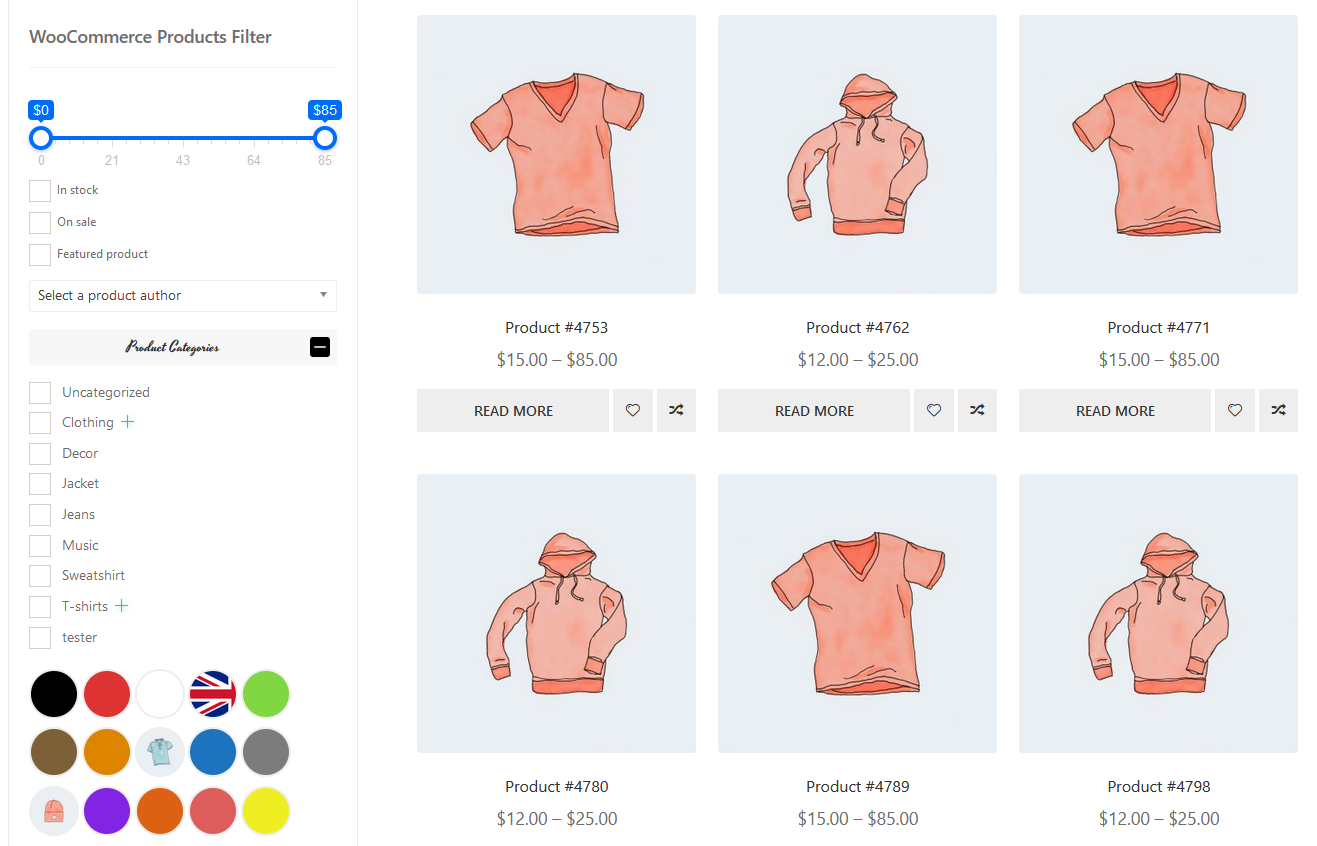 Añadir filtros en WooCommerce con el plugin Woof