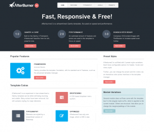 Afterburner2 - plantillas para Joomla