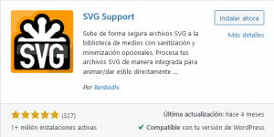 SVG Support plugin