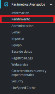 rendimiento PrestaShop 8.2