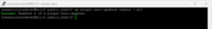 Comando activar plugins WP CLI