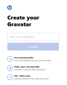 Crear un Gravatar