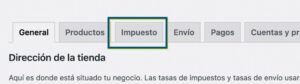Impuesto WooCommerce