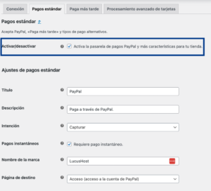 Métodos de pago PayPal 1