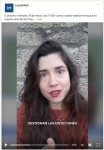 Tamaño vídeo Linkedin
