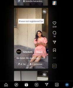 Ejemplos de reels de Instagram
