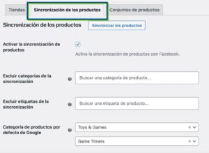 Sincronizar WooCommerce Facebook